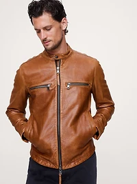 Leather Biker Jacket