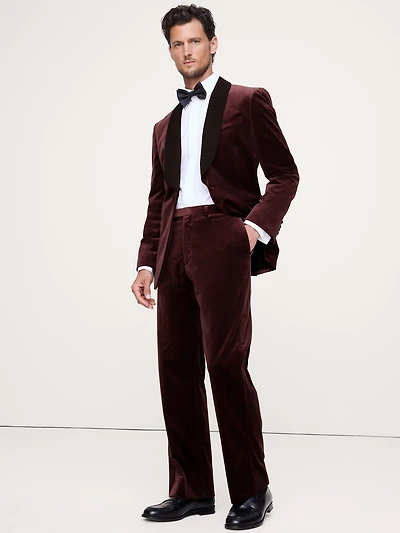 Straight Velvet Pant
