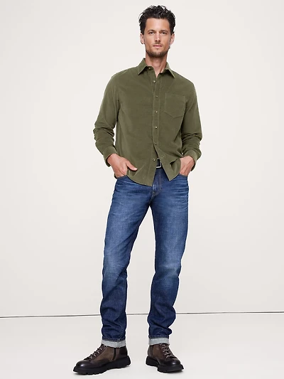 Standard-Fit Corduroy Shirt