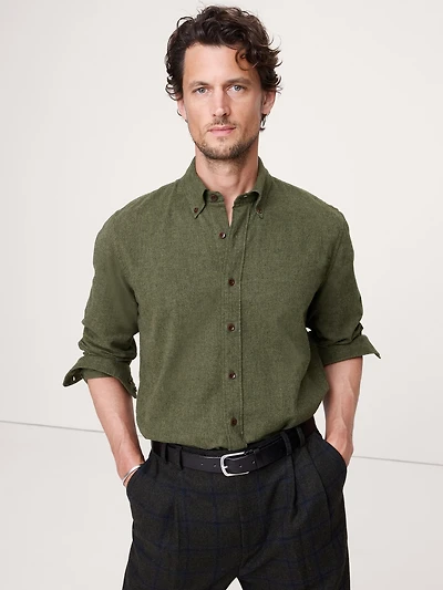 Standard-Fit Flannel Shirt