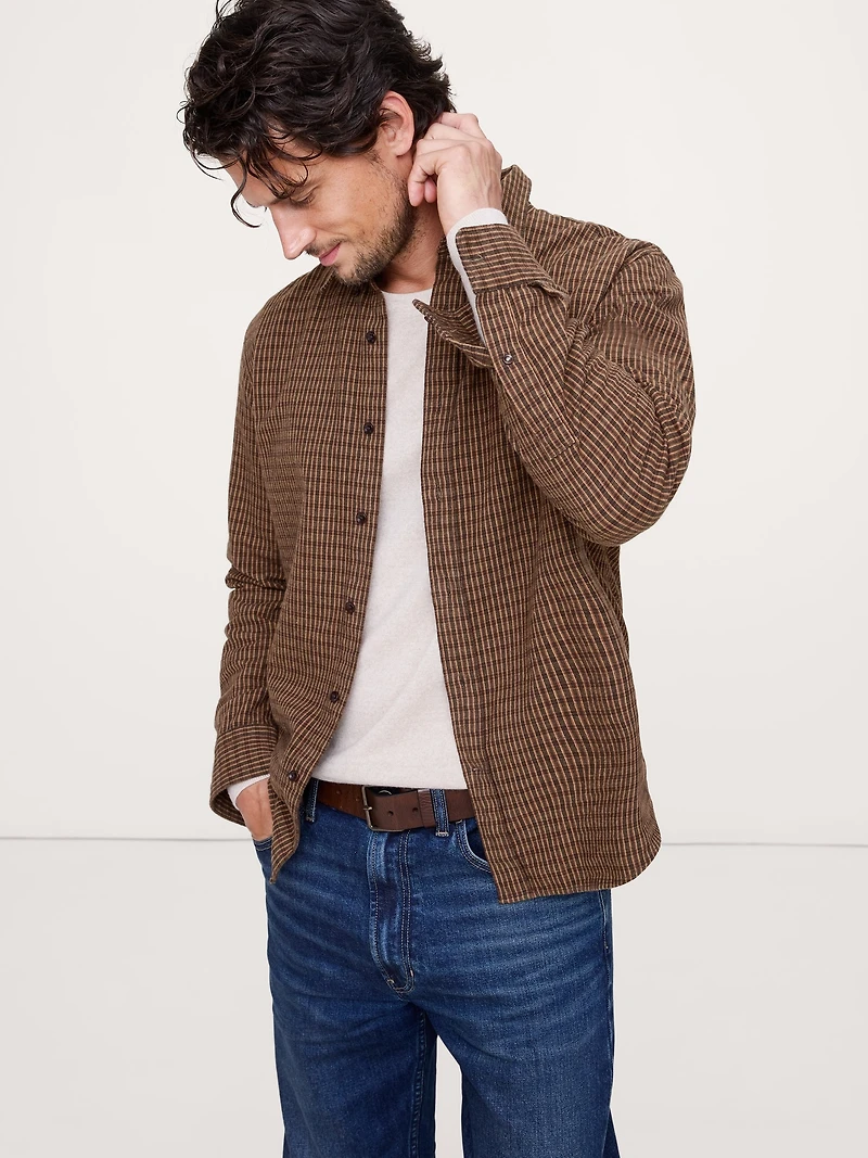 Standard-Fit Flannel Shirt