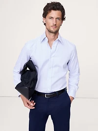 Slim-Fit Wrinkle-Resistant Dress Shirt