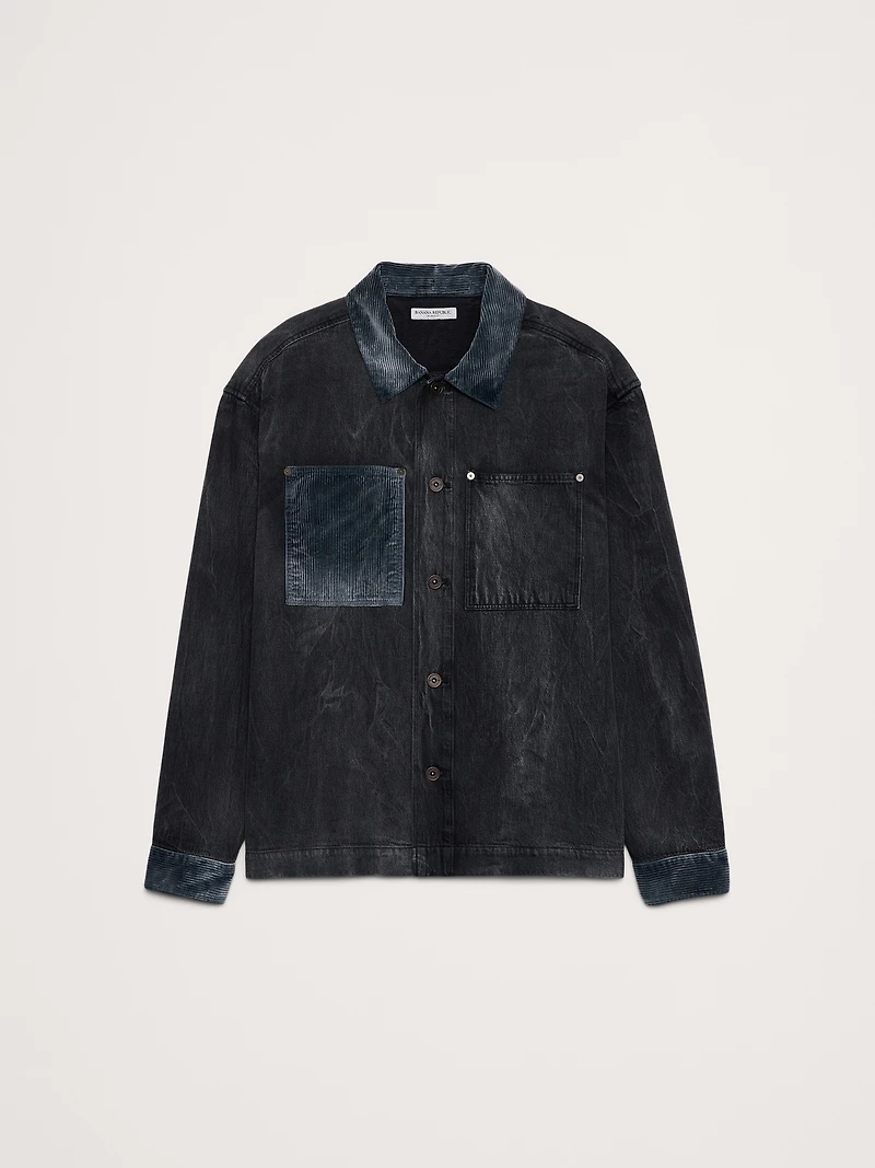 Relaxed-Fit Denim Overshirt