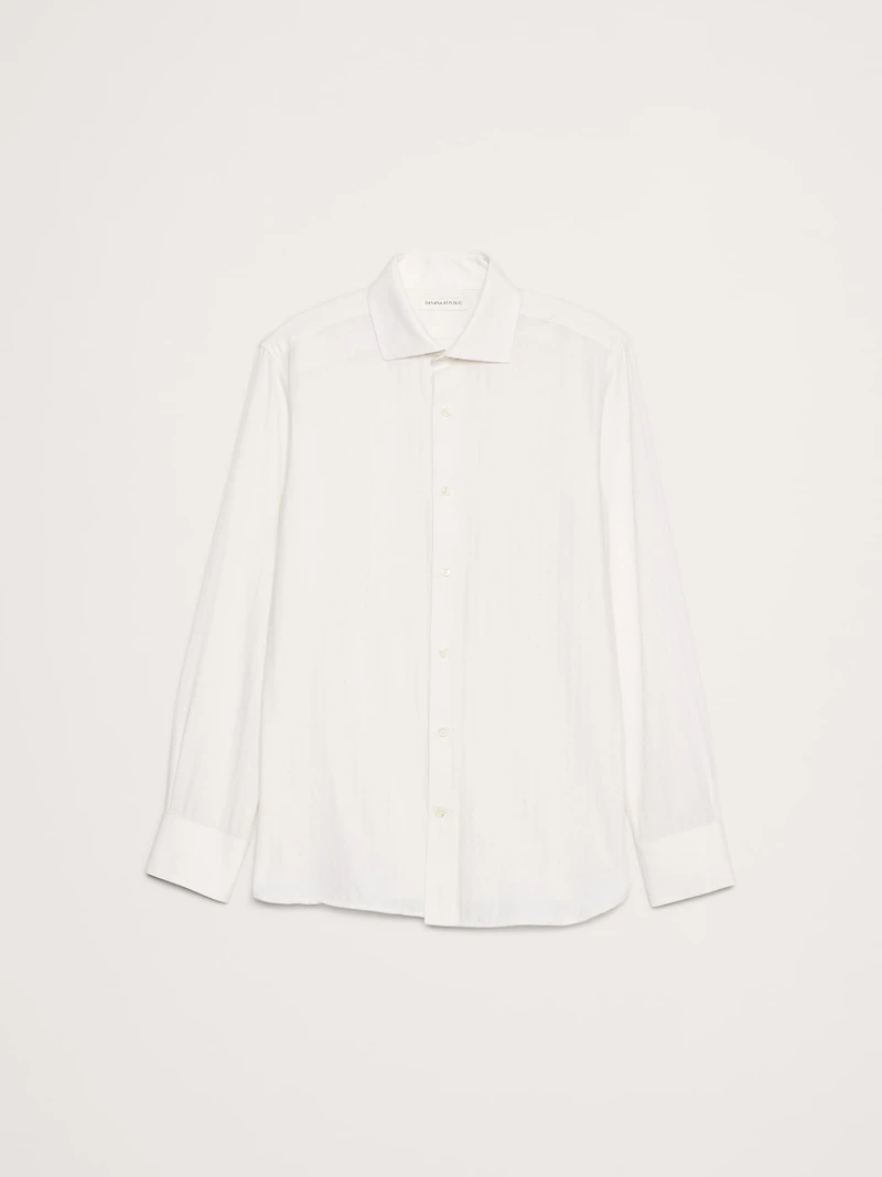 Slim-Fit Cotton-Cashmere Dress Shirt