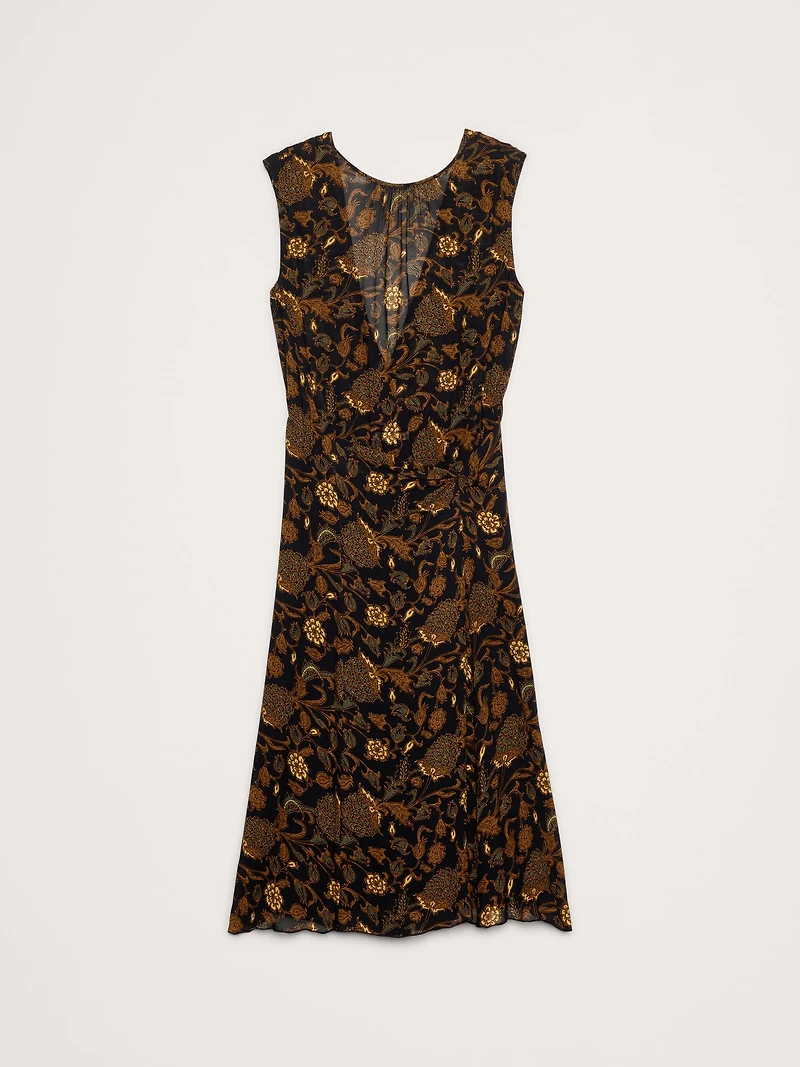 Low-Back Midi Dress