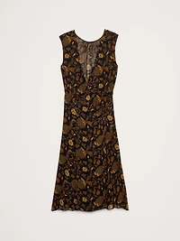 Low-Back Midi Dress