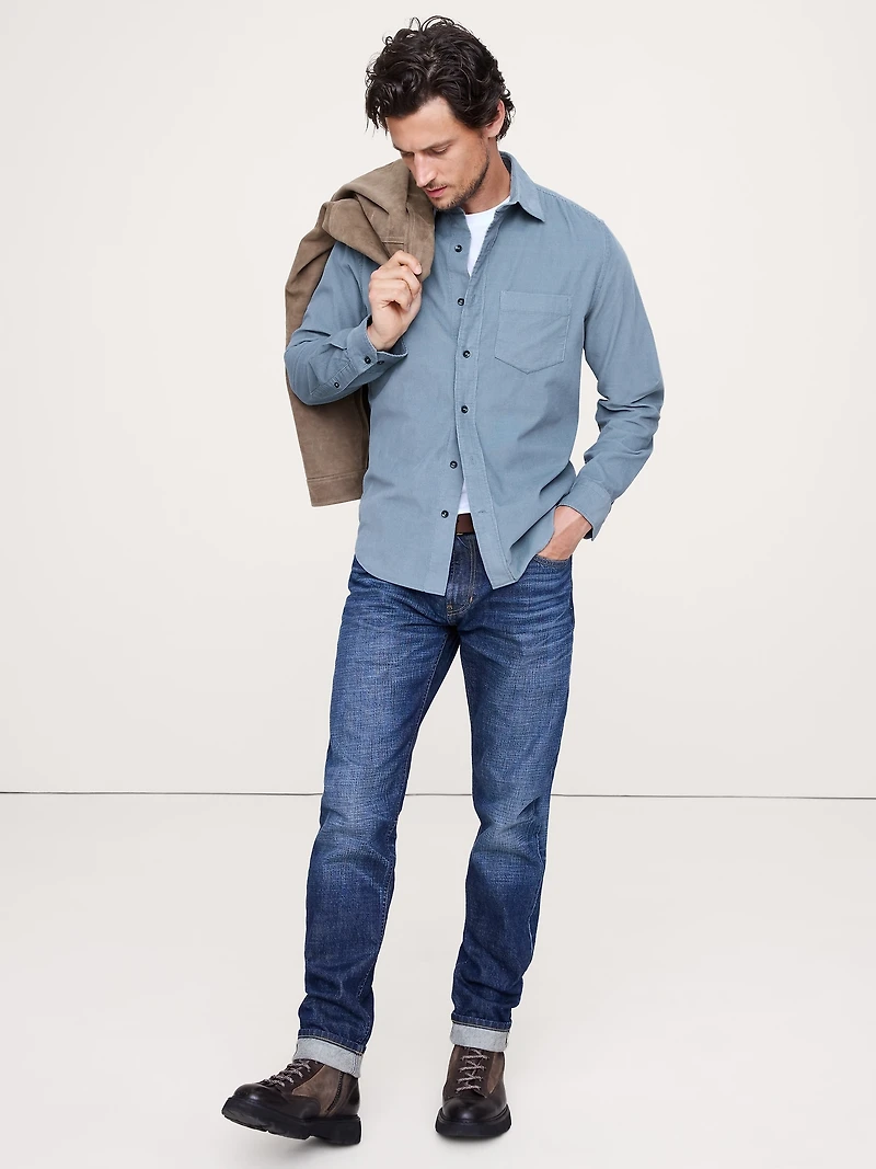 Standard-Fit Corduroy Shirt