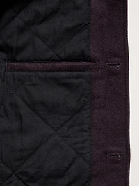 Double-Faced Wool-Blend Utility Jacket