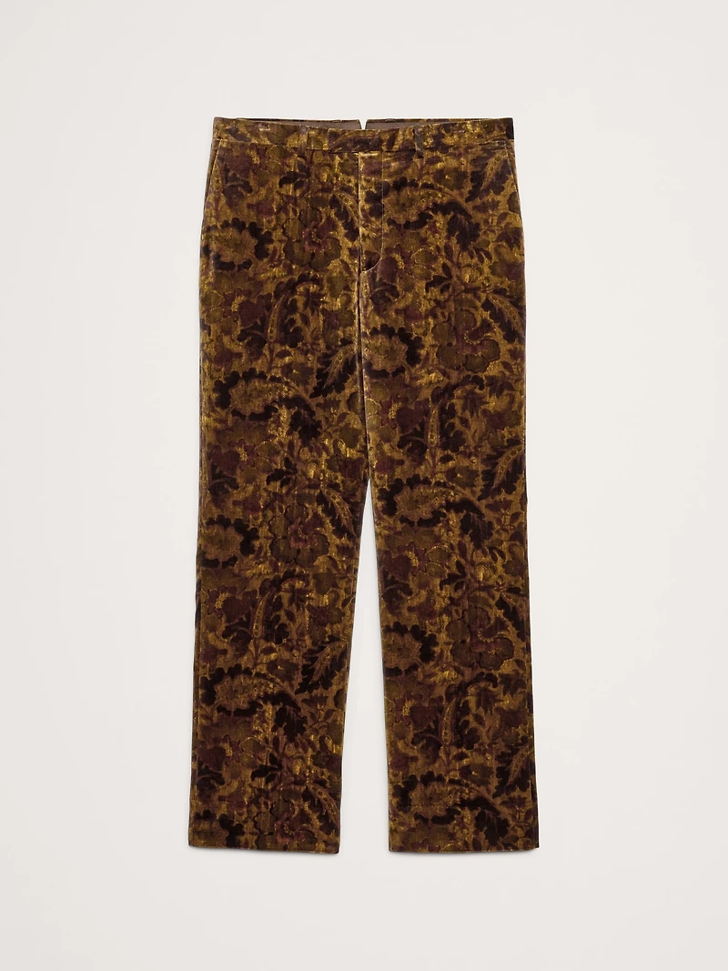 Straight Velvet Pant