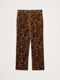 Straight Velvet Pant