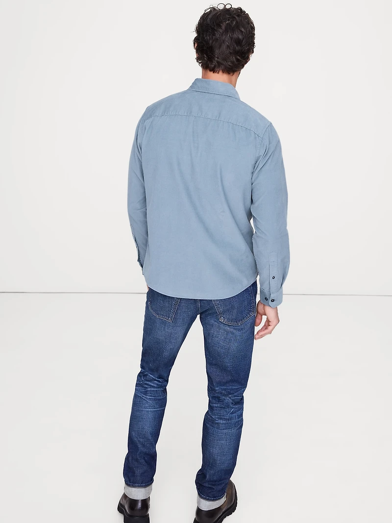 Standard-Fit Corduroy Shirt