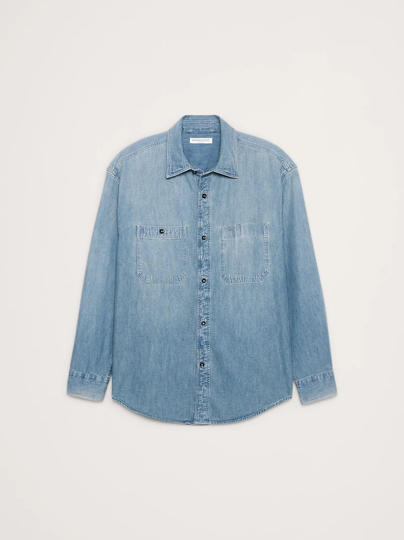 Relaxed-Fit Denim Shirt