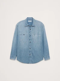 Relaxed-Fit Denim Shirt