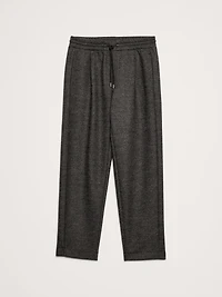 Relaxed Herringbone Pull-On Pant