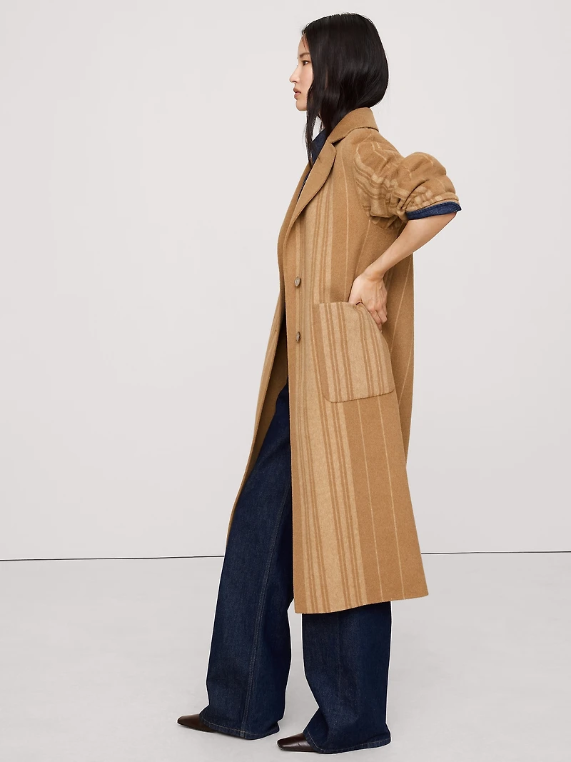 Reversible Double-Faced Top Coat