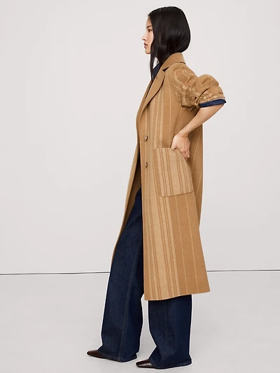 Reversible Double-Faced Top Coat