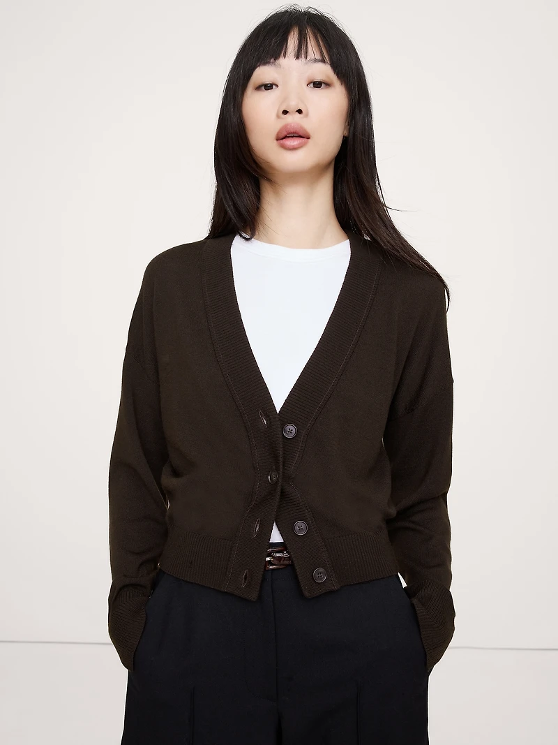 Merino Cardigan Sweater