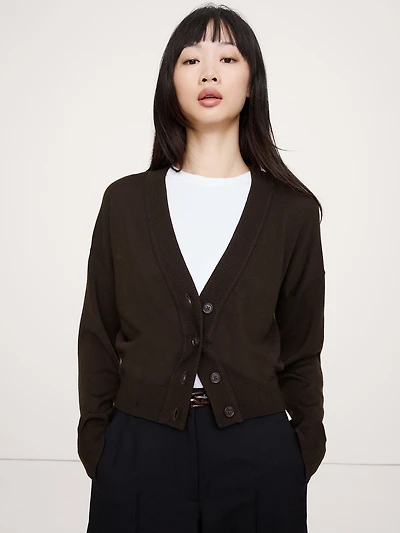 Merino Cardigan Sweater