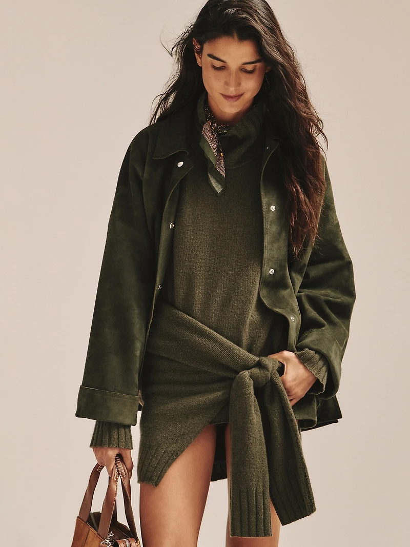 Oversized Cashmere Turtleneck Sweater
