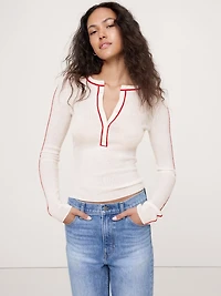 Featherweight Cashmere Henley