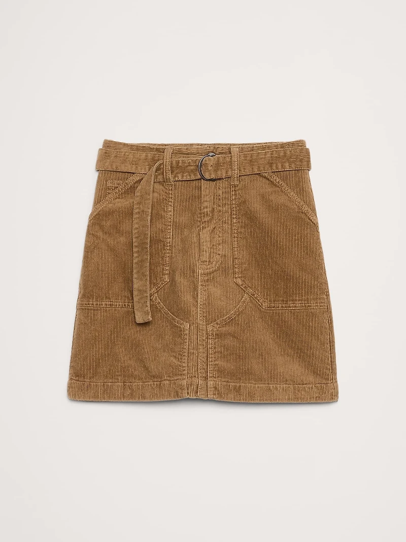 Corduroy Mini Skirt