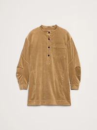 Corduroy Popover Shift Dress