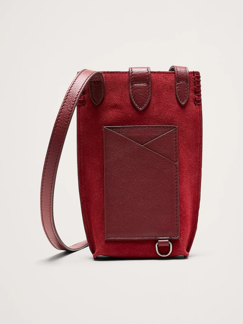 Italian Leather Crossbody Pouch
