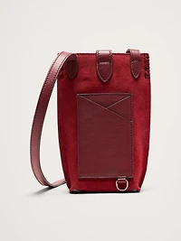 Italian Leather Crossbody Pouch