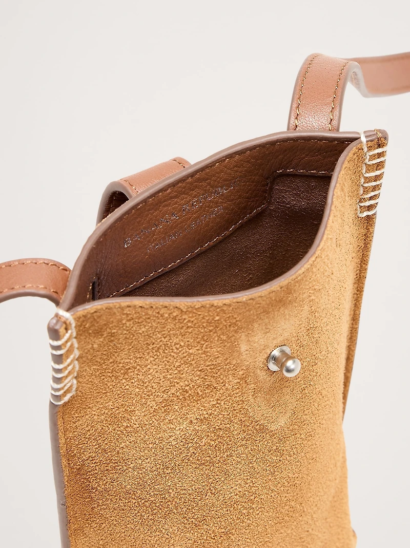 Italian Leather Crossbody Pouch