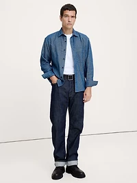 Relaxed-Fit Flannel Overshirt