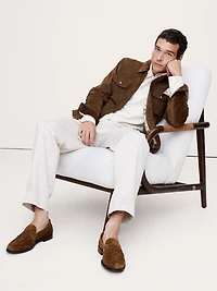 Suede Penny Loafer