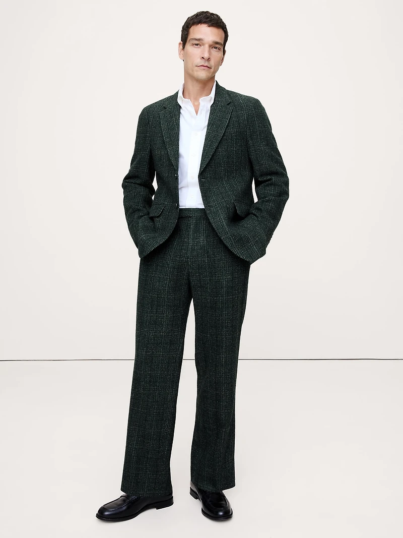 Italian Wool Tweed Suit Pant
