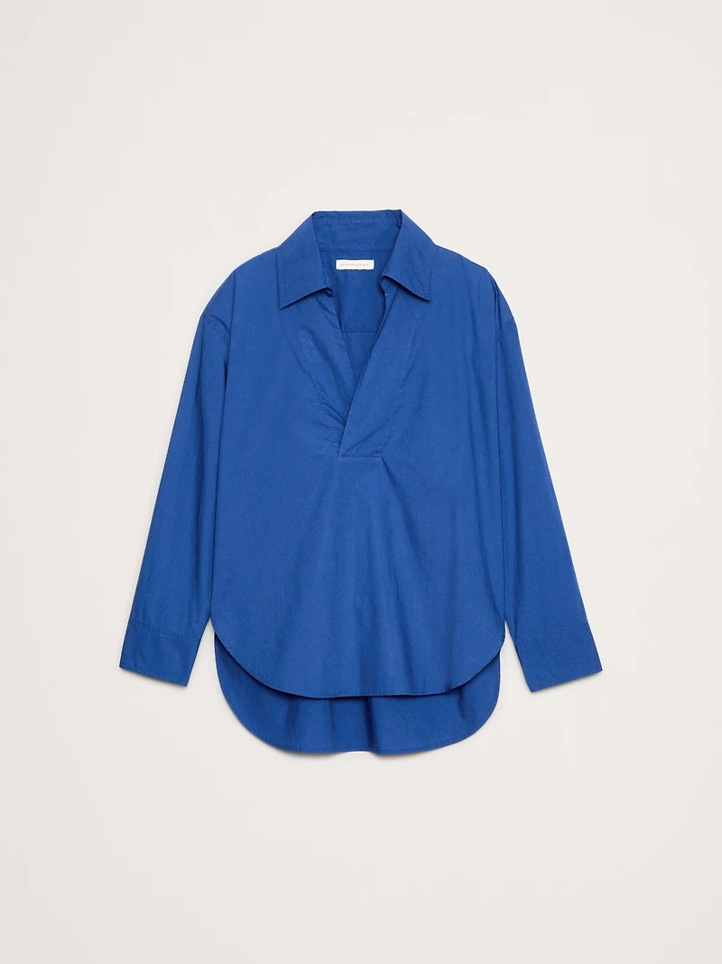 Long-Sleeve Popover Tunic