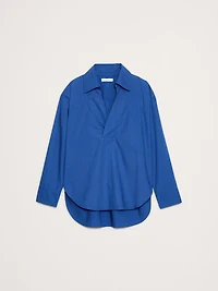Long-Sleeve Popover Tunic