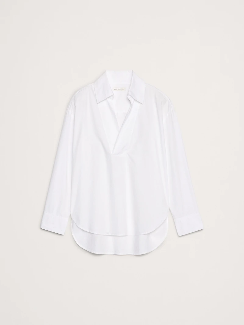 Long-Sleeve Popover Tunic