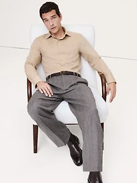 Slim-Fit Cotton-Cashmere Dress Shirt