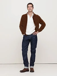 Chenille Polo Cardigan