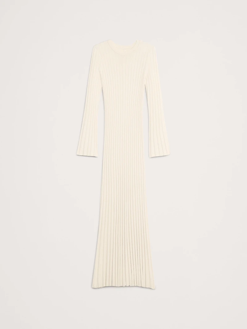 Sculpted Ribbed Maxi Dress