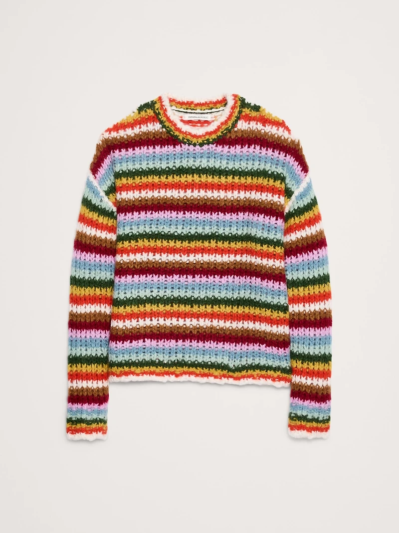 Chunky Cashmere-Silk Sweater