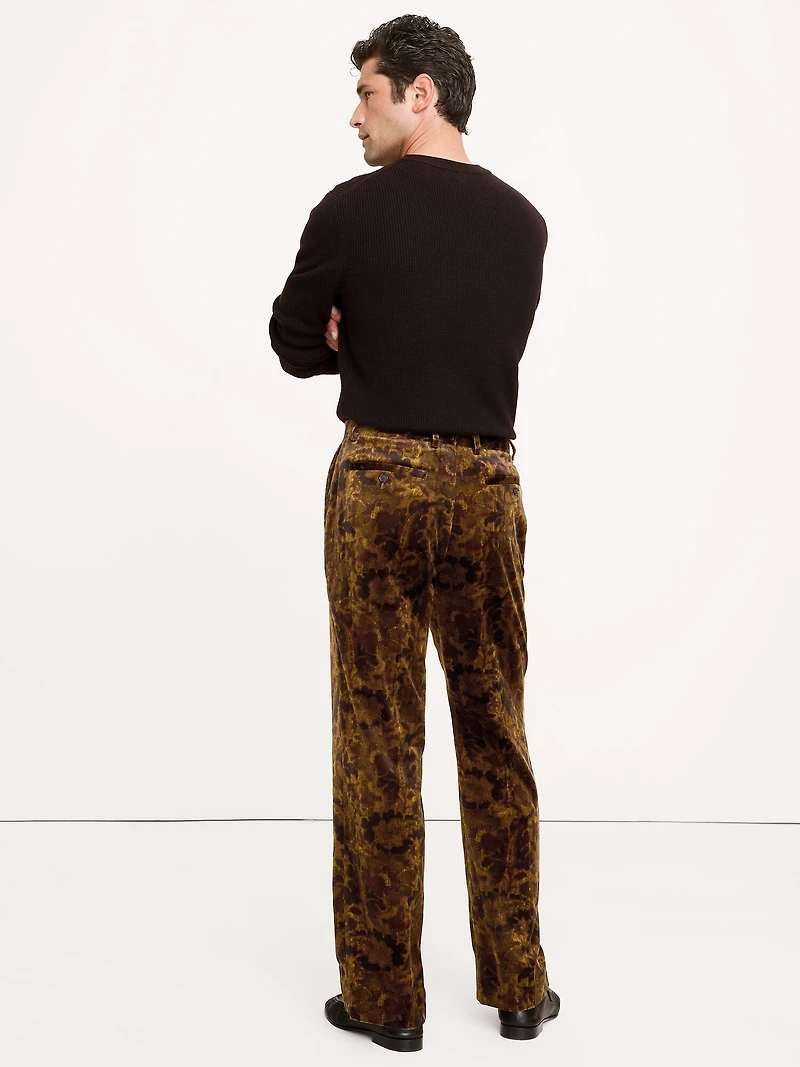 Straight Velvet Pant