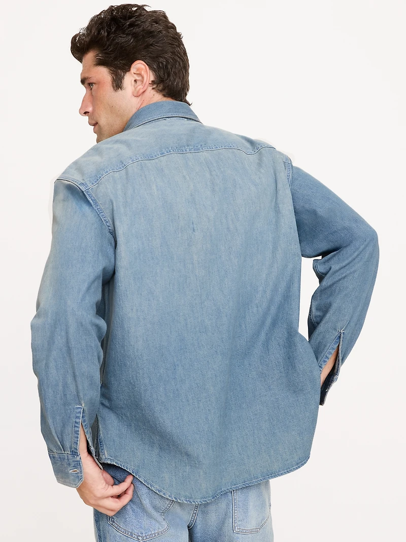 Relaxed-Fit Denim Shirt