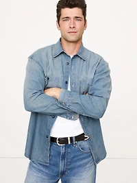 Relaxed-Fit Denim Shirt