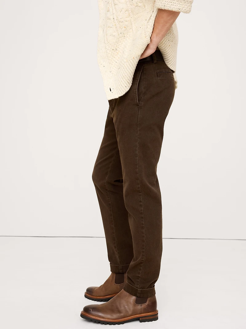 Slim Brushed Traveler Chino
