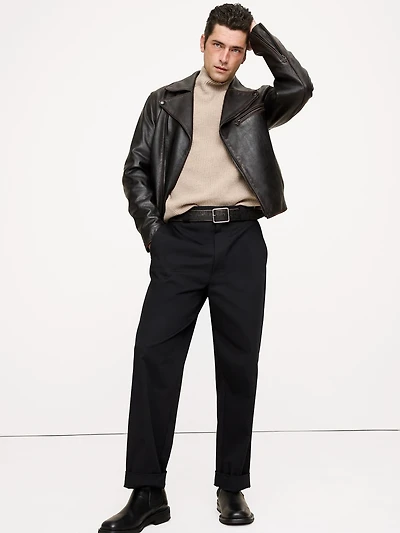Leather Moto Jacket
