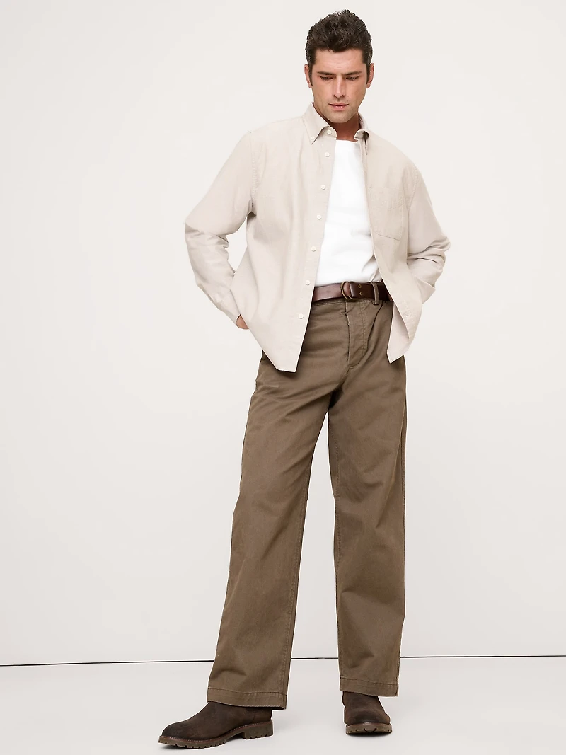 Standard-Fit Oxford Shirt