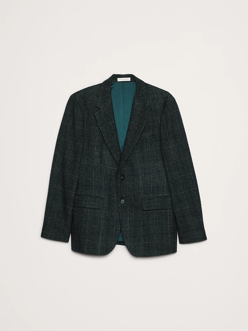 Italian Wool Tweed Suit Jacket