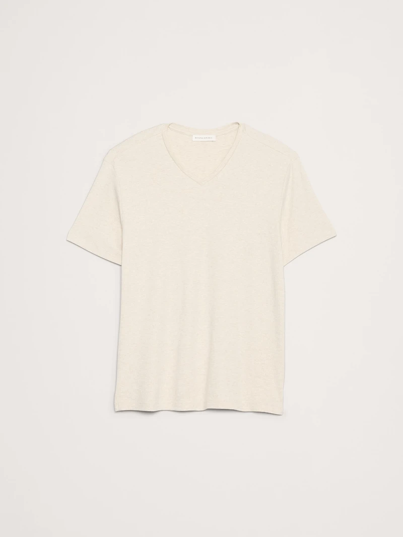 Luxury-Touch V-Neck T-Shirt