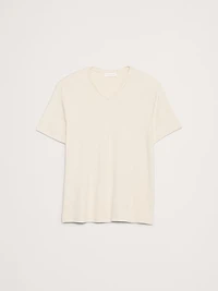 Luxury-Touch V-Neck T-Shirt