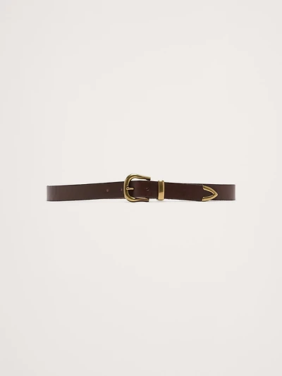 Western Leather Belt