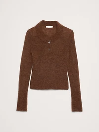 Italian Alpaca-Wool Sweater Polo